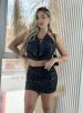 conjunto paetê estrela