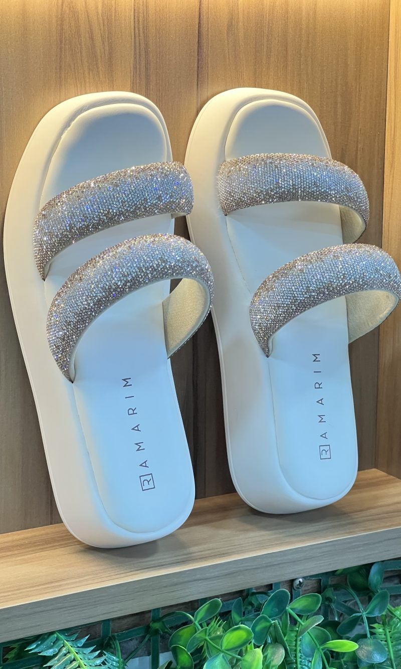chinelo papete 2tiras off white ramarim 24 39207 chinelo papete 2tiras off white ramarim 24 39207