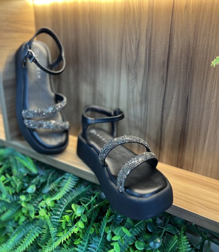 sandália papete preta ramarim 24 39202 sandália papete preta ramarim 24 39202