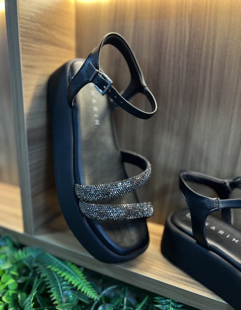 sandália papete preta ramarim 24 39202 sandália papete preta ramarim 24 39202