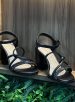 sandália strass preto ramarim 24 41203