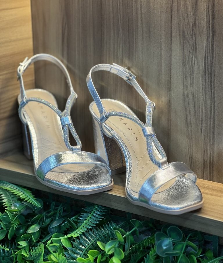 sandália salto strass prata ramarim 24 41201 sandália salto strass prata ramarim 24 41201