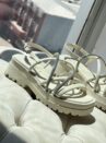 sandália tratorada off white ramarim 24 38203