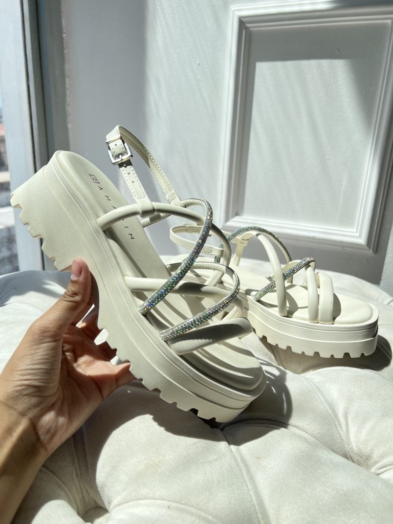 sandália tratorada off white ramarim 24 38203 sandália tratorada off white ramarim 24 38203