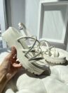 sandália tratorada off white ramarim 24 38203