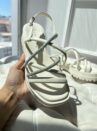 sandália tratorada off white ramarim 24 38203