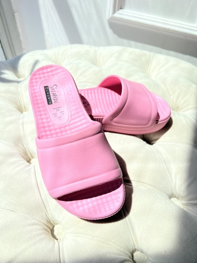 chinelo shape rosa bb ramarim 24 6201