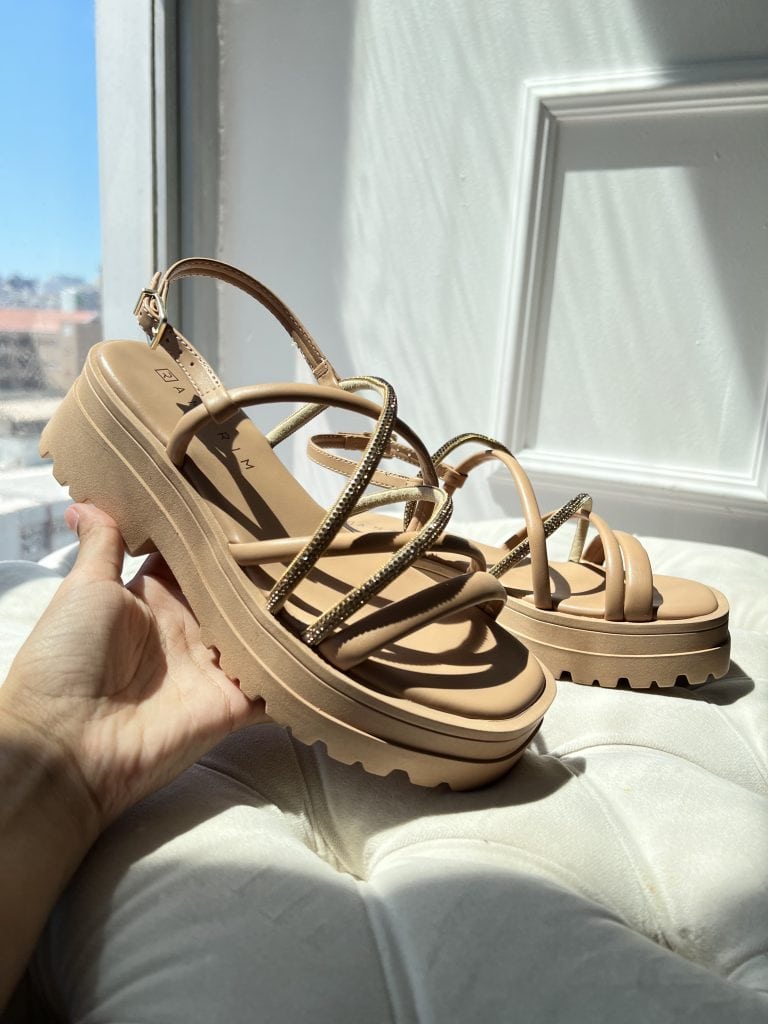 sandália tratorada bege ramarim 24 38203 sandália tratorada bege ramarim 24 38203