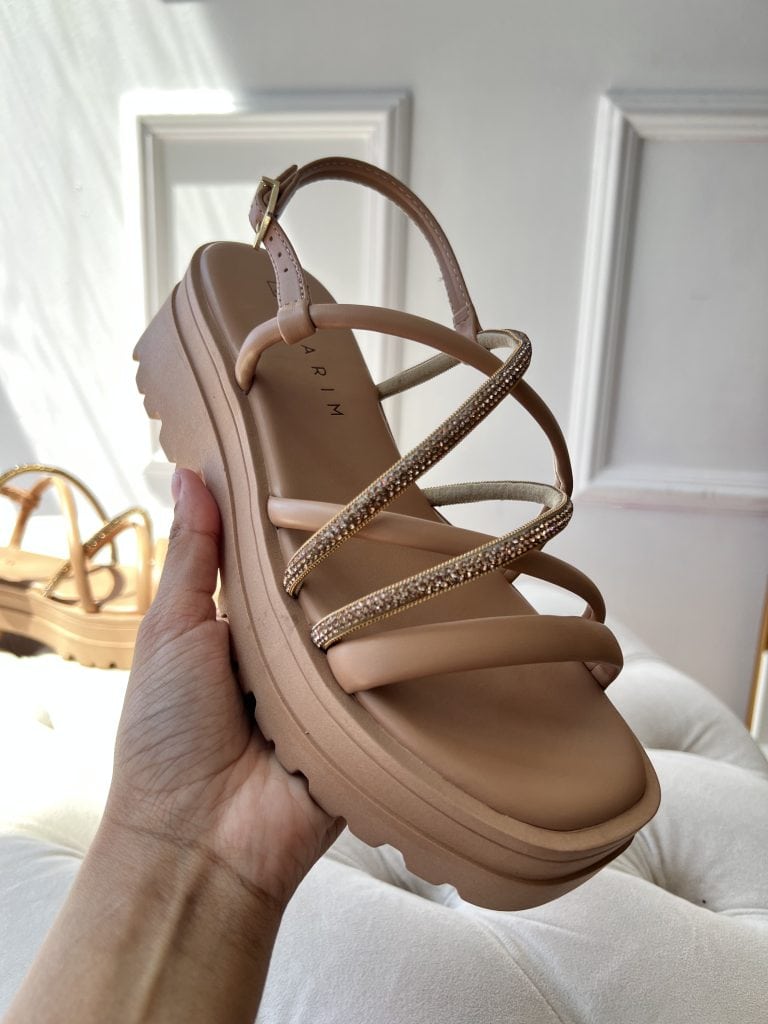 sandália tratorada bege ramarim 24 38203 sandália tratorada bege ramarim 24 38203