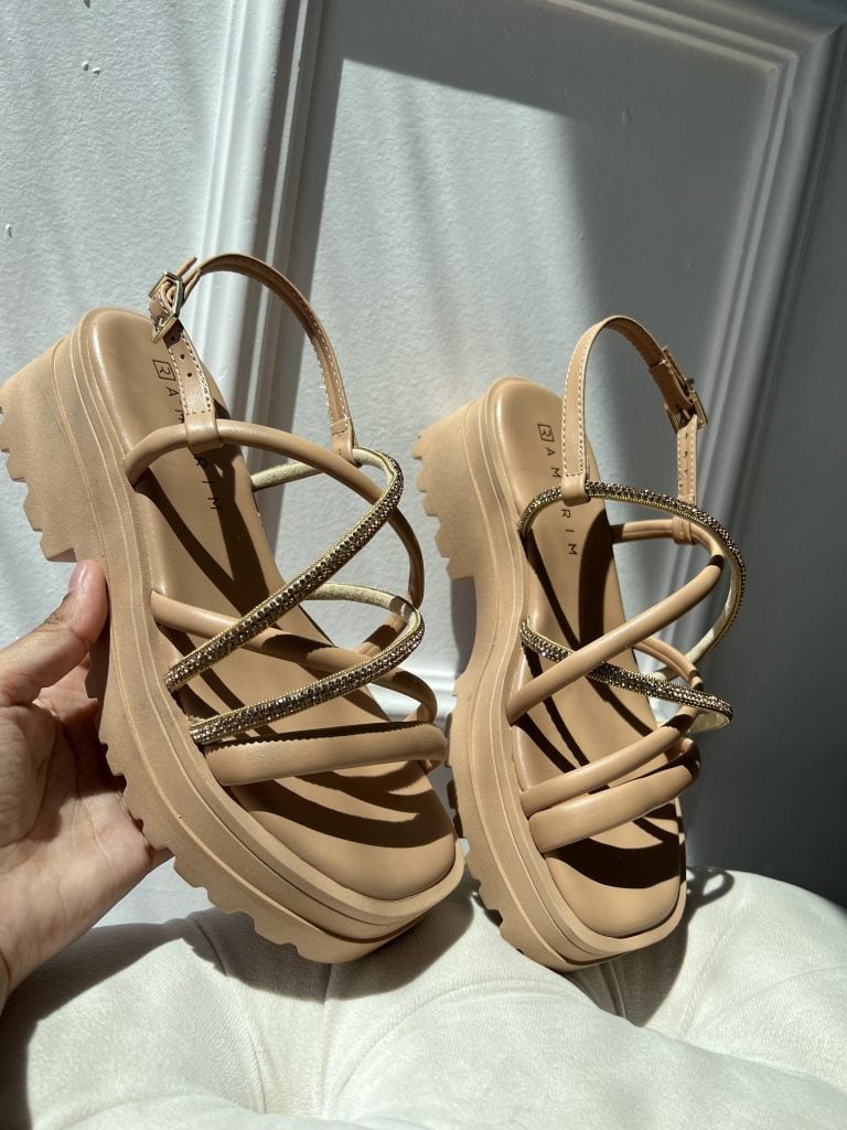 sandália tratorada bege ramarim 24 38203 sandália tratorada bege ramarim 24 38203