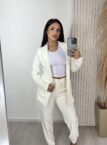 calça regina off white
