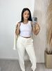 calça regina off white