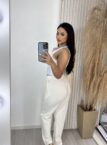 calça regina off white