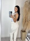 calça regina off white