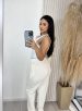 calça regina off white