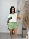 conjunto sté off/verde