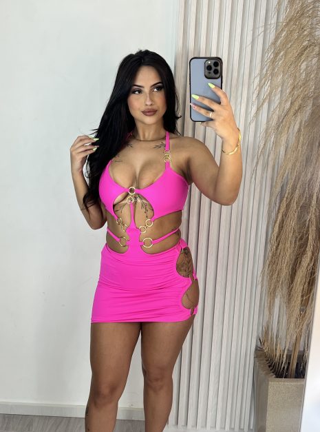 conjunto mali rosa