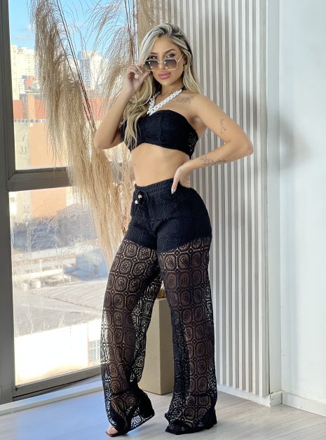 conjunto longo corrente