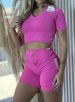 short zíper levanta bumbum donna chica rosa pink