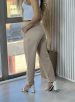 calça regina bege