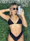 biquini canelado preto