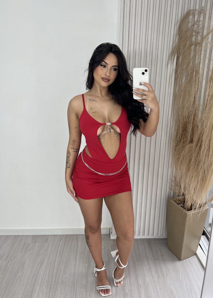 conjunto najara vermelho