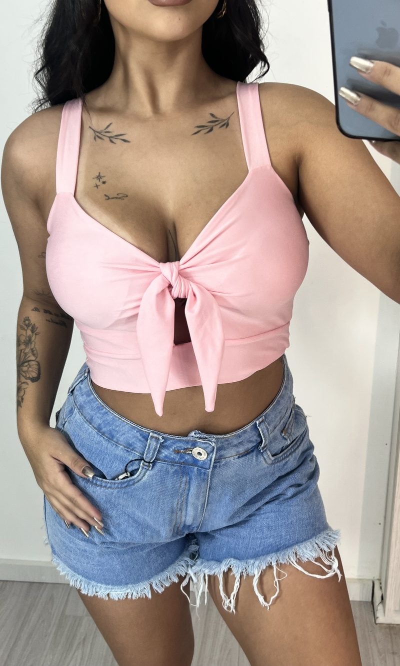 cropped lisi rosa cropped lisi rosa