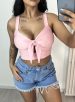 cropped lisi rosa