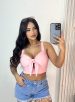 cropped lisi rosa