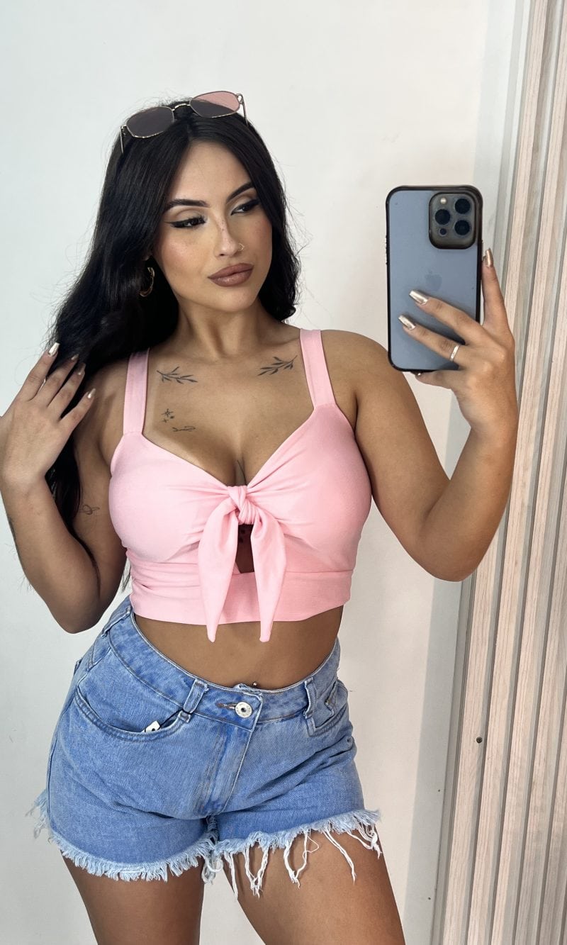 cropped lisi rosa
