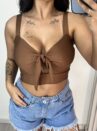 cropped lisi marrom