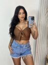 cropped lisi marrom