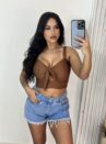 cropped lisi marrom