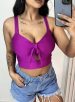 cropped lisi roxo