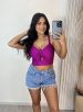 cropped lisi roxo