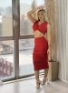 conjunto midi fran vermelho