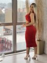 conjunto midi fran vermelho