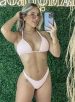 biquini cortininha donna chica rosa claro