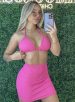 biquíni cortininha donna chica rosa pink