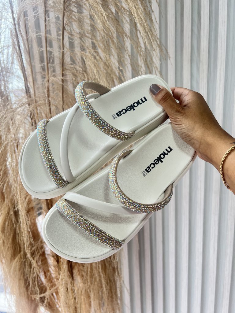 papete strass 3 tiras branco off moleca 5469.121 papete strass 3 tiras branco off moleca 5469.121