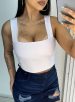 cropped luna branco