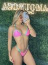 biquini laís rosa/verde