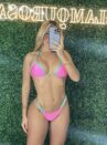 biquini laís rosa/verde