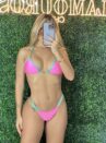 biquini laís rosa/verde