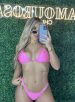 biquini laís canelado rosa