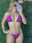 biquini raquel roxo/verde