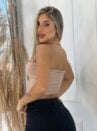 cropped gringa bege