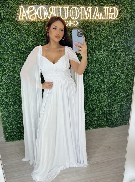 vestido longo keisha branco