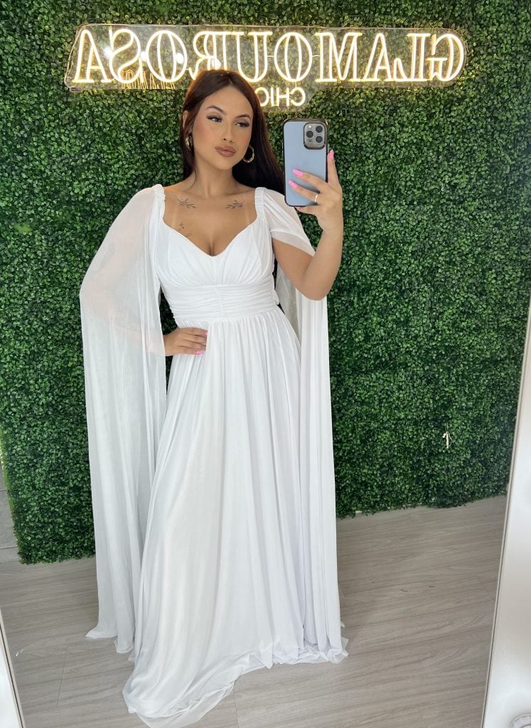vestido longo keisha branco
