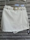 short saia alfaiataria off white